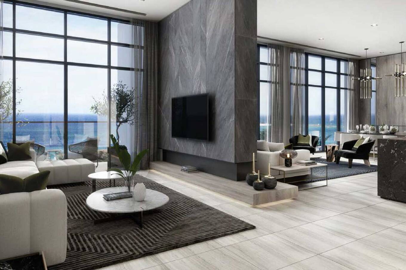 Studio, Penthouse, Apartment with 2 bedrooms in Dubai Maritime City, Dubai